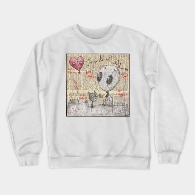 JKCW TRY AGAIN ALBUM COVER Gus Fink Art Crewneck Sweatshirt by Morketiden Productions